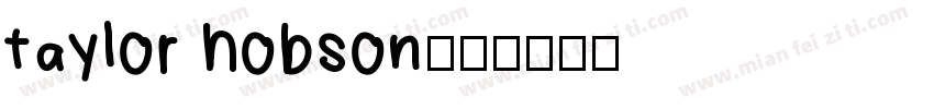 taylor hobson字体转换